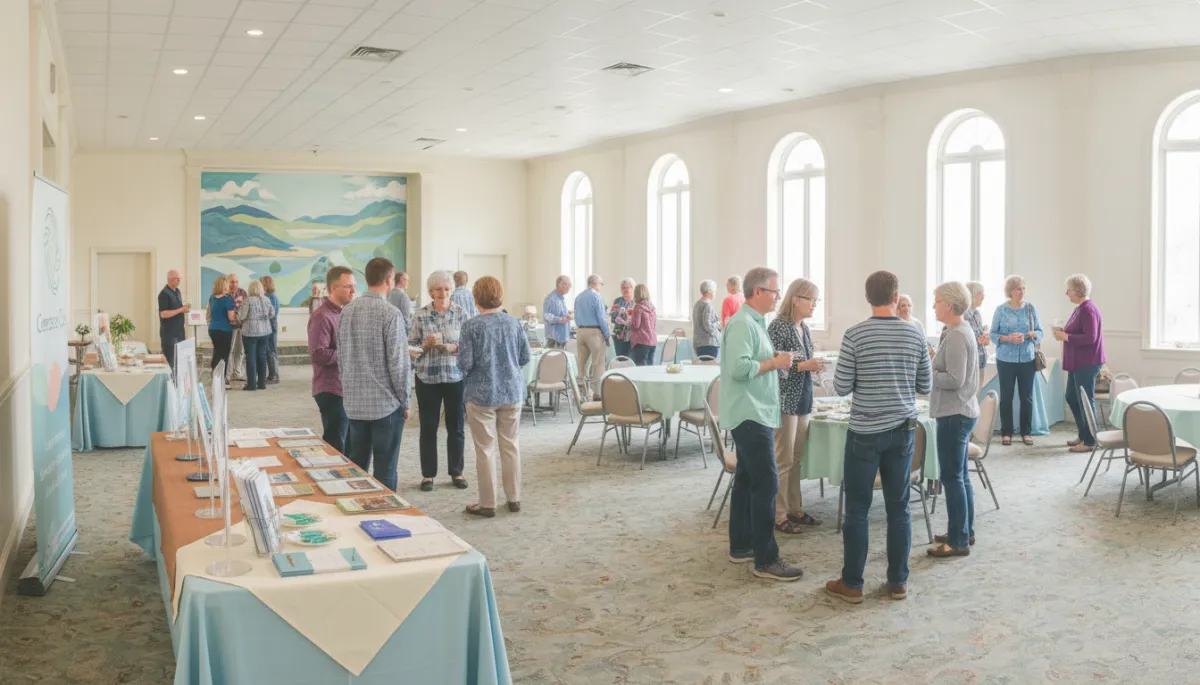 Faith-based community event supporting reentry and discipleship connections