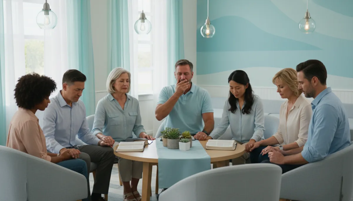 Faith-based support group providing connection and encouragement during reentry