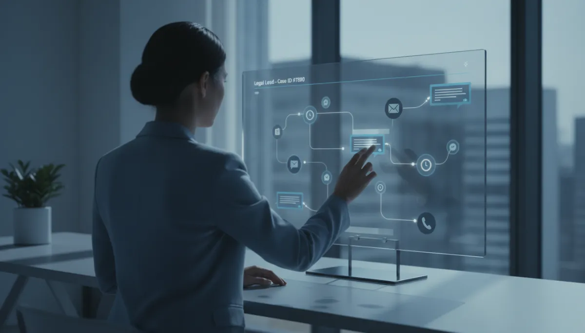 Paralegal managing AI-structured intake and follow-up workflow