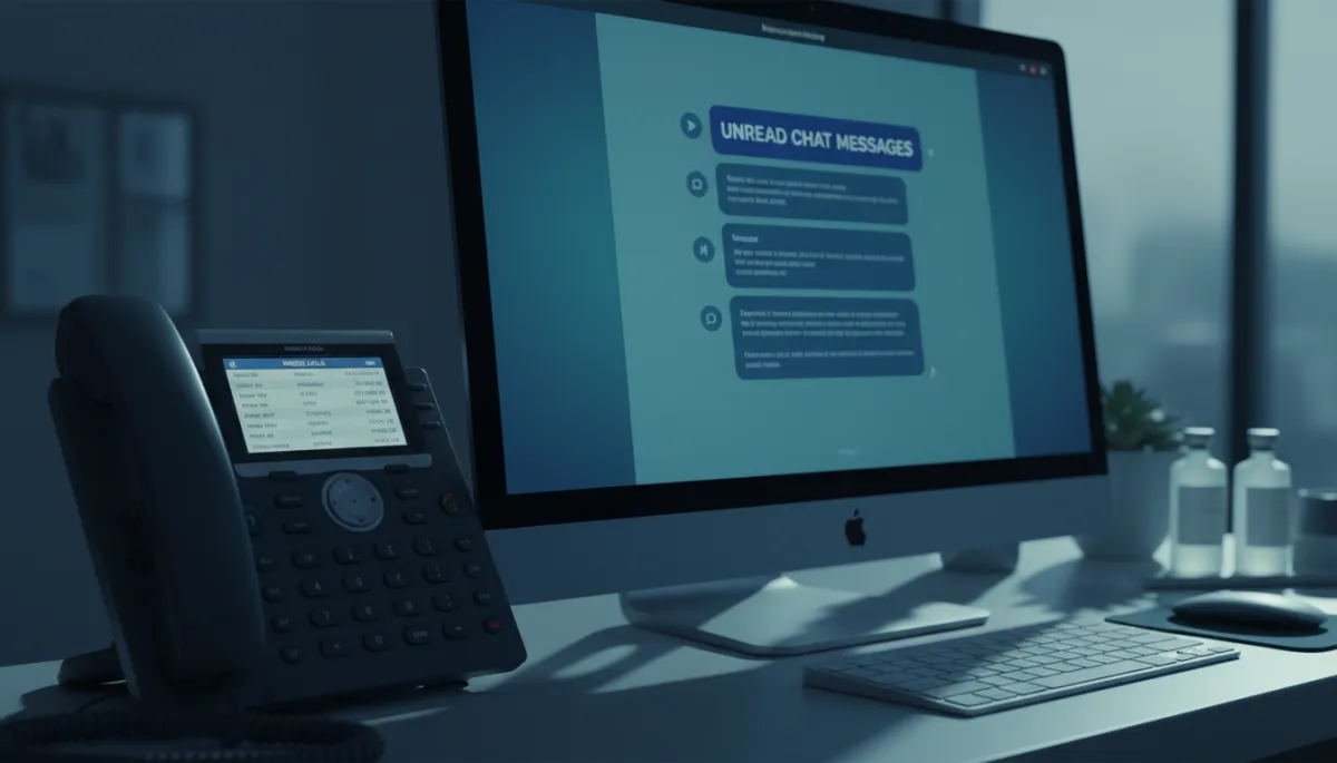 Med spa front desk showing missed calls and unread digital inquiries