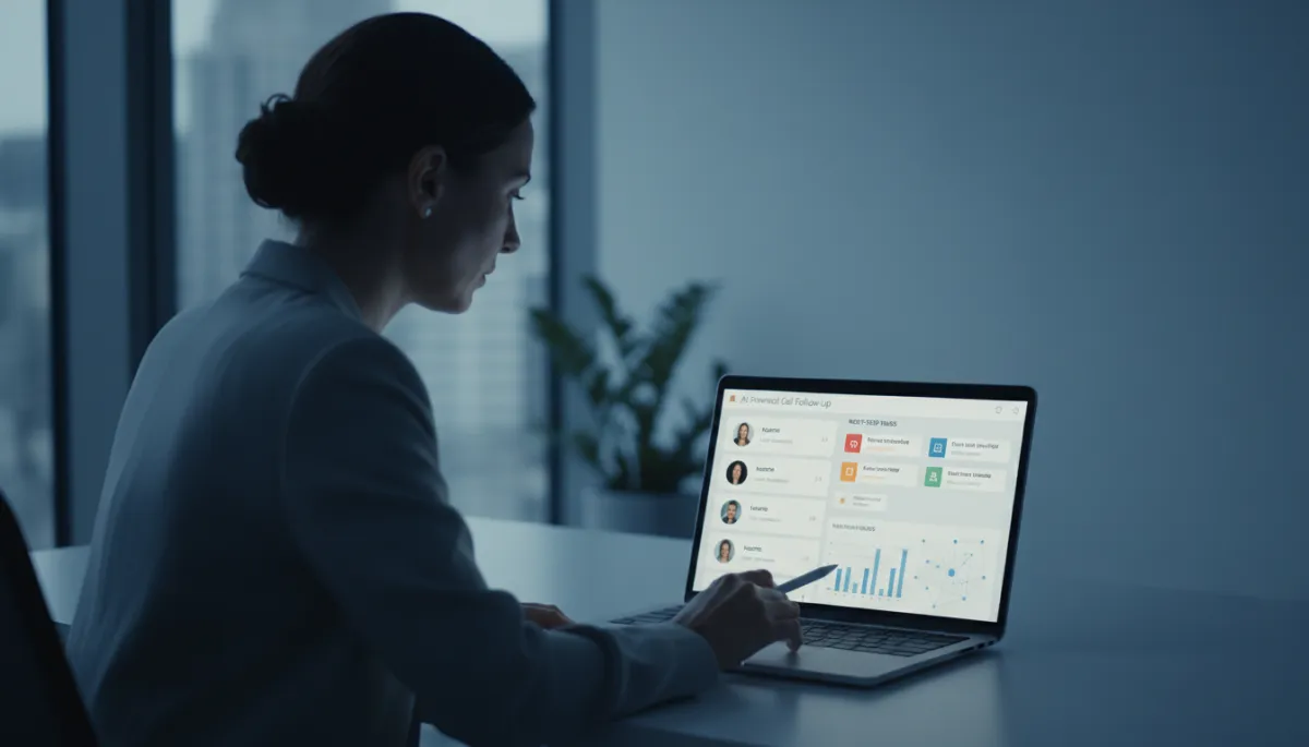 Photorealistic clinic coordinator using AI call follow-up dashboard