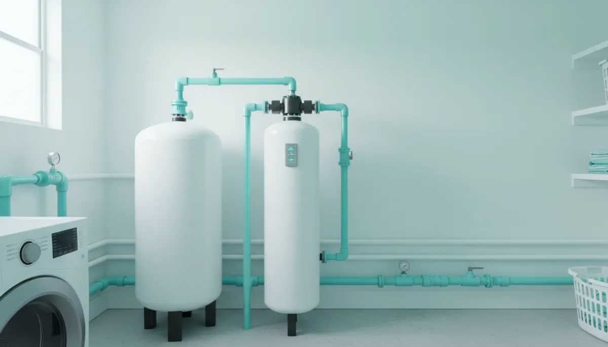Whole-house filtration system installed in a Southwest Florida home to remove sulfur odors