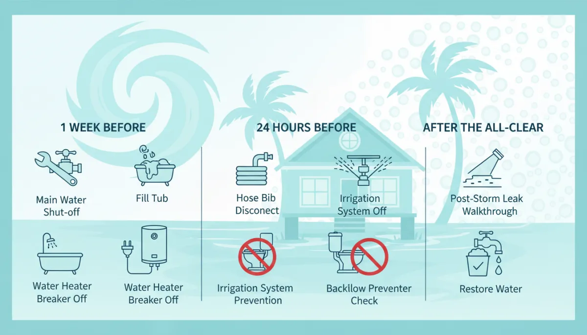 Hurricane Prep Plumbing Checklist for SWFL Homes