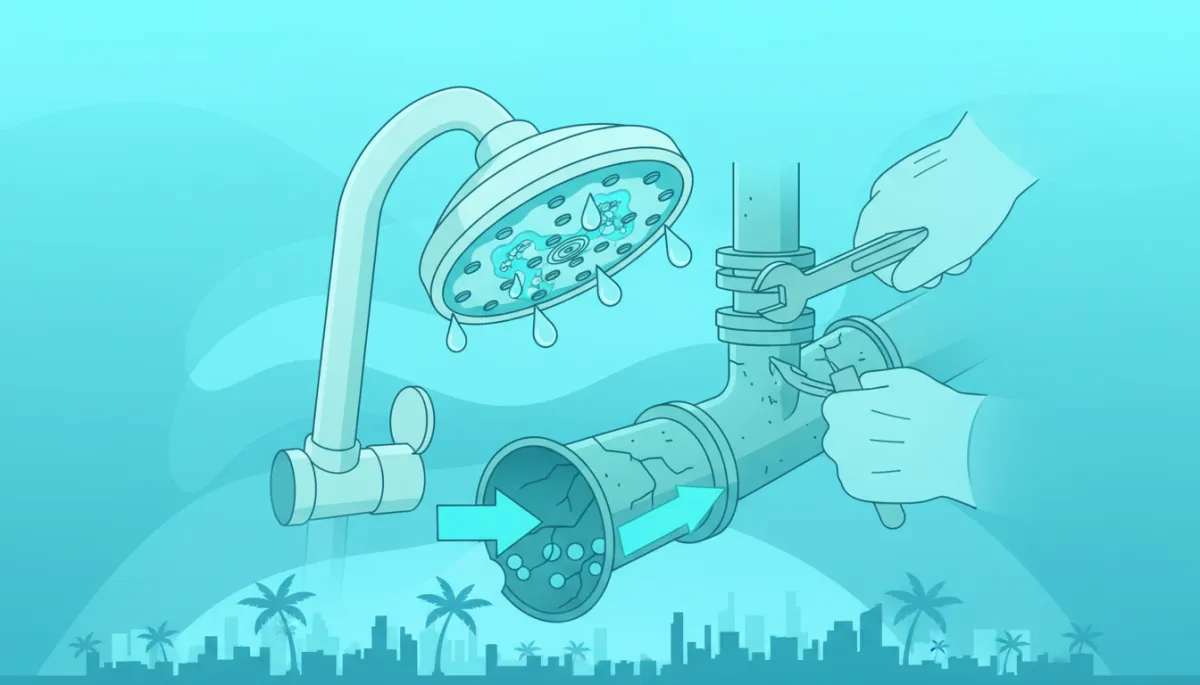 Fix Low Shower Water Pressure in Fort Myers