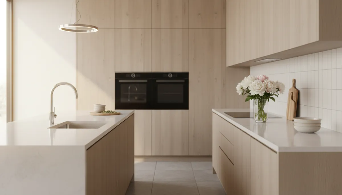 Professionally staged, updated kitchen ready for home showings