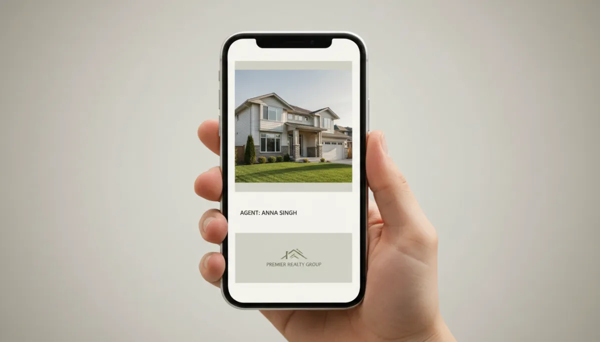 Example of a social media real estate ad clearly displaying the brokerage name