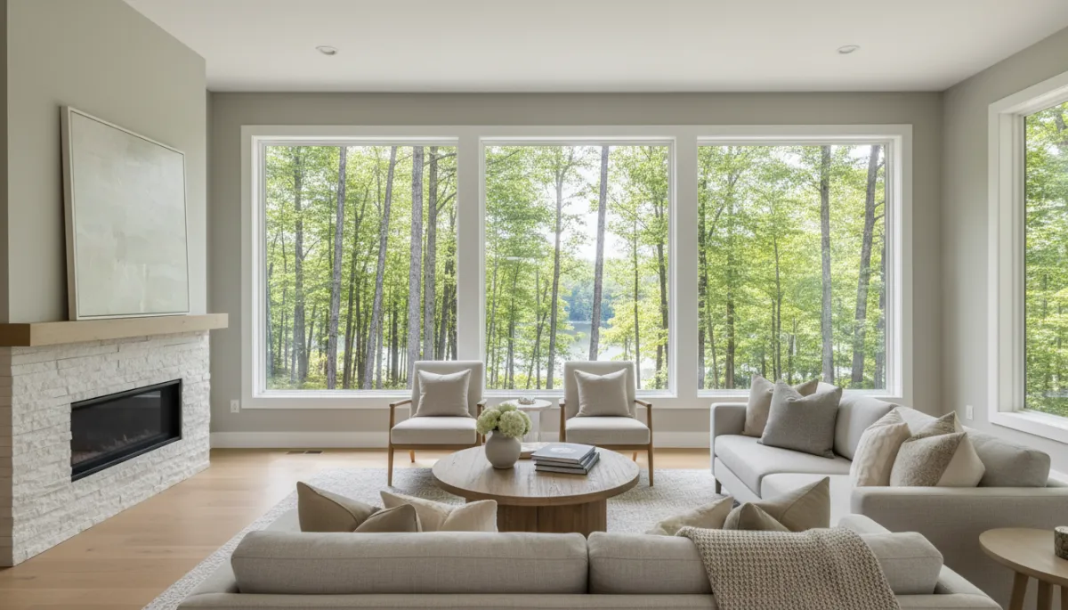 Professionally staged living room in a Biltmore Lake home Professionally staged living room in a Biltmore Lake home
