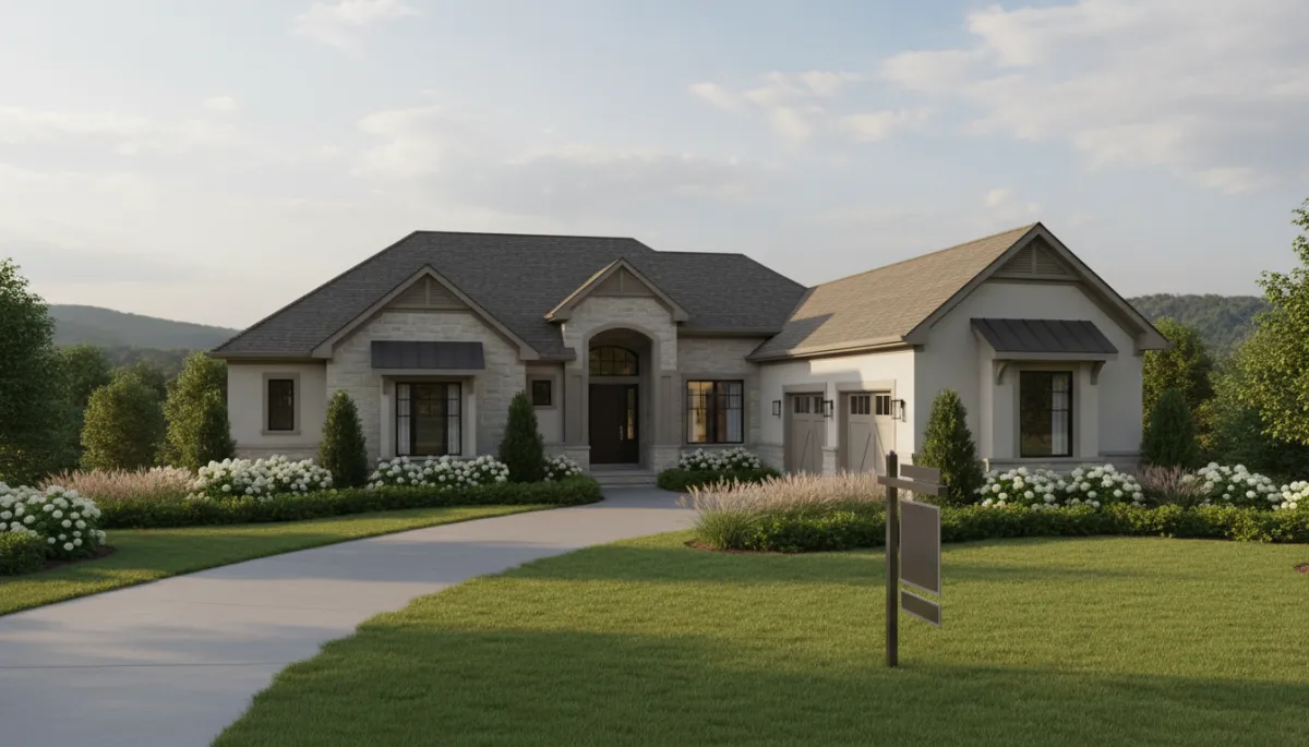 Professional view of a Biltmore Lake home with a real estate sign