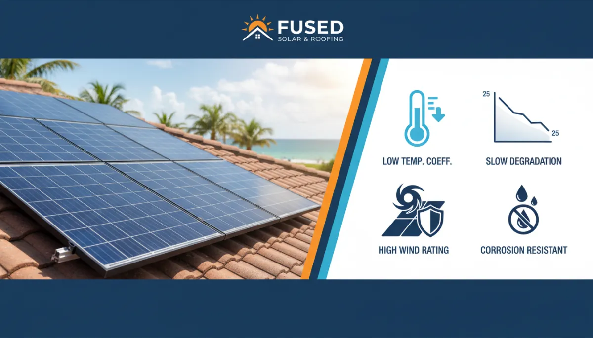 Best Solar Panels for Florida Heat — REC ProTrust & JA Solar | Fused Solar & Roofing Tampa