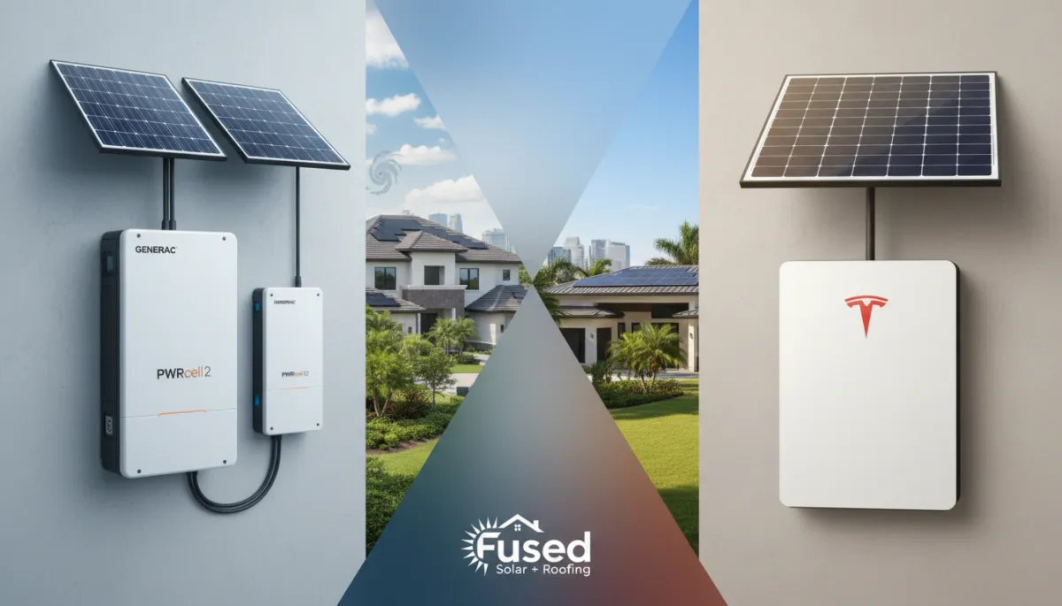 Generac PWRmicro 820 vs Tesla Powerwall 3 Tampa — Which System Wins for Florida? | Fused Solar & Roofing