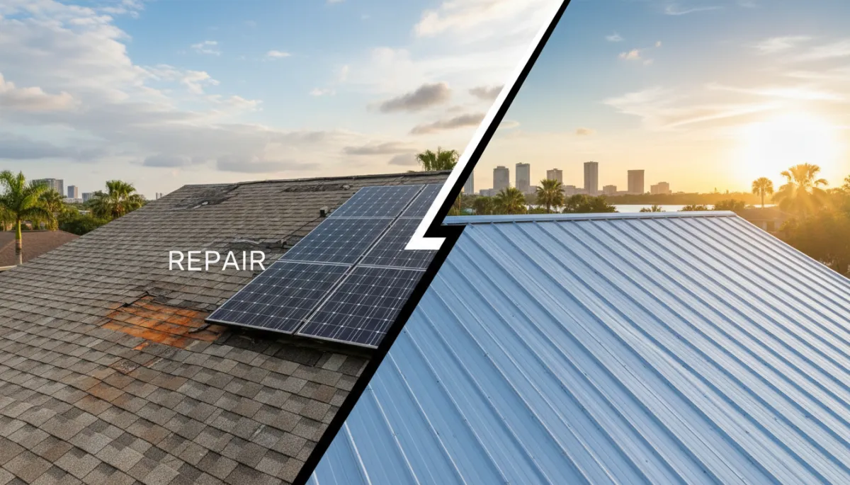 Roof Repair vs. Replacement in Tampa — When to Replace Your Roof | Fused Solar & Roofing