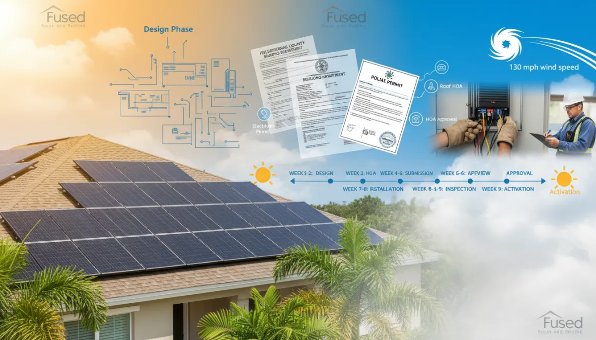 Solar Permitting in Tampa — Complete Guide to Codes & Timelines | Fused Solar & Roofing