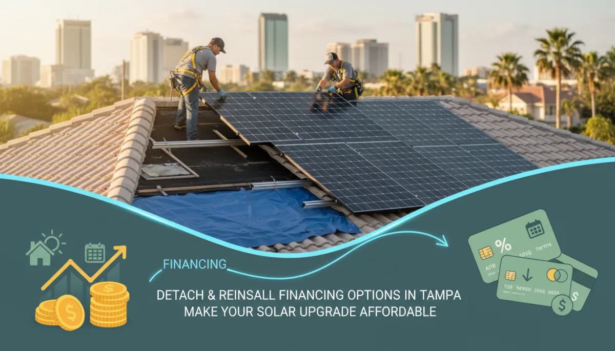 Affordable Solar Detach & Reinstall Financing Tampa