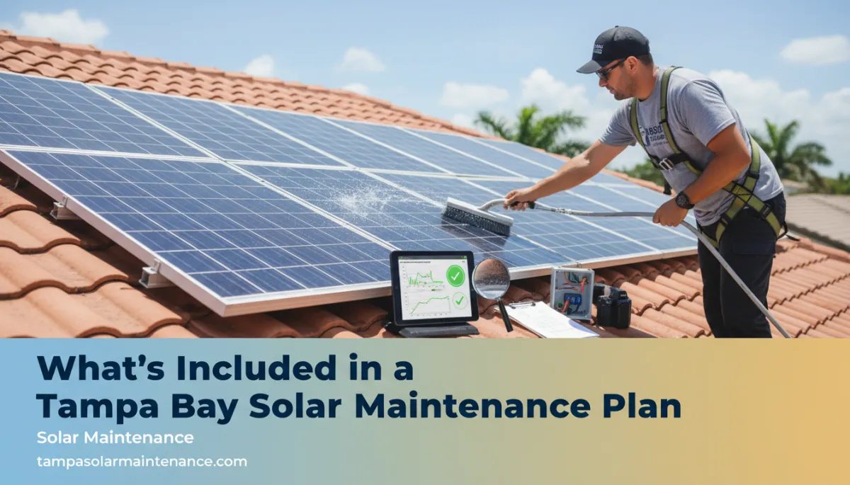 What's Included in a Tampa Bay Solar Maintenance Plan