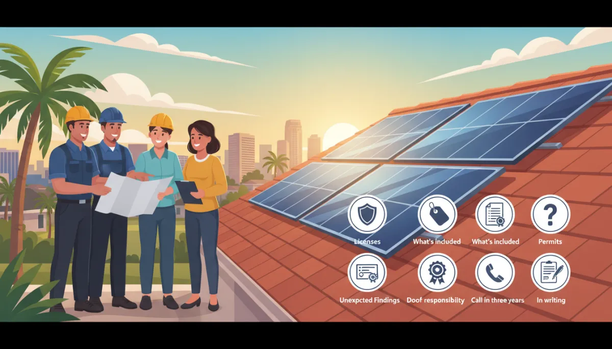 Ten Questions to Ask a Solar Contractor in Tampa Bay
