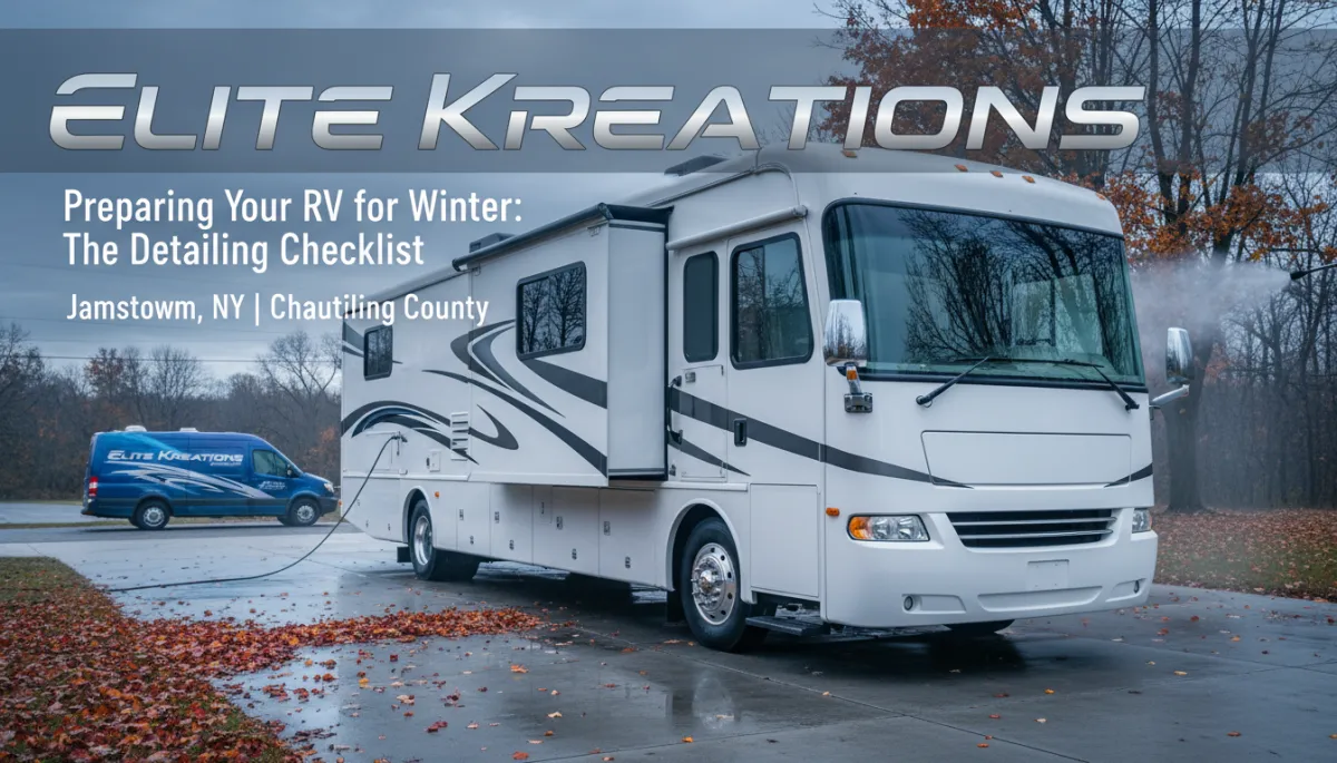 Prepare Your RV for Winter Storage in Chautauqua