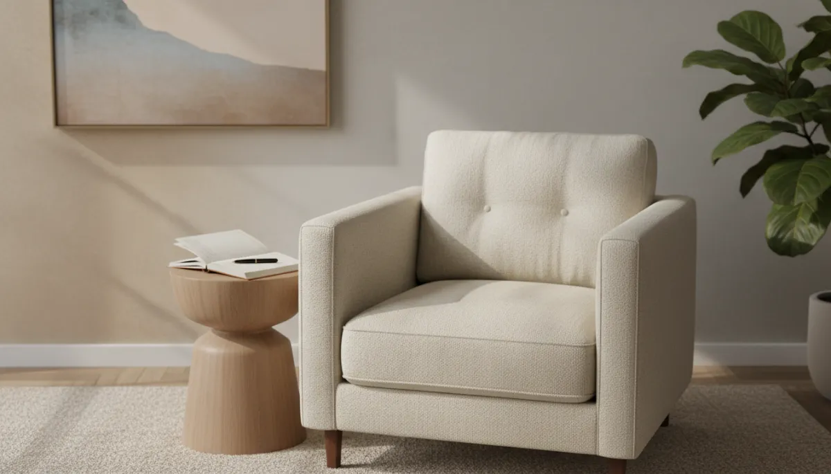 Calm therapy office suggesting a safe space for trauma-informed healing Calm therapy office suggesting a safe space for trauma-informed healing