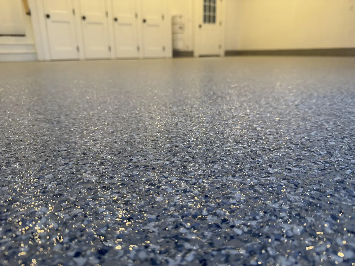 Decorative flake floor project — IMG_9723
