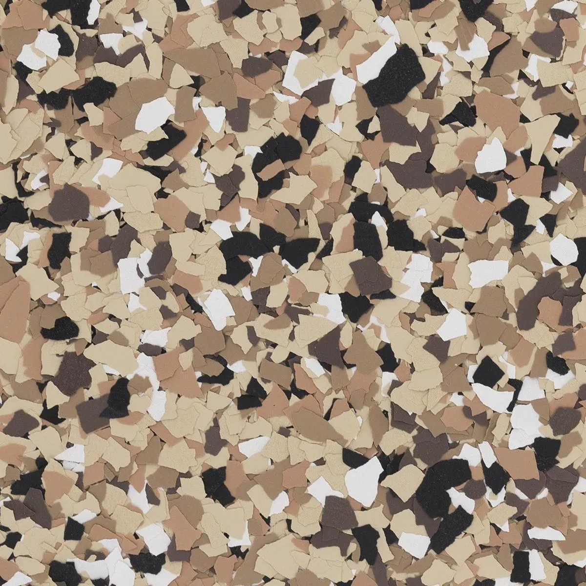 Outback decorative flake floor swatch
