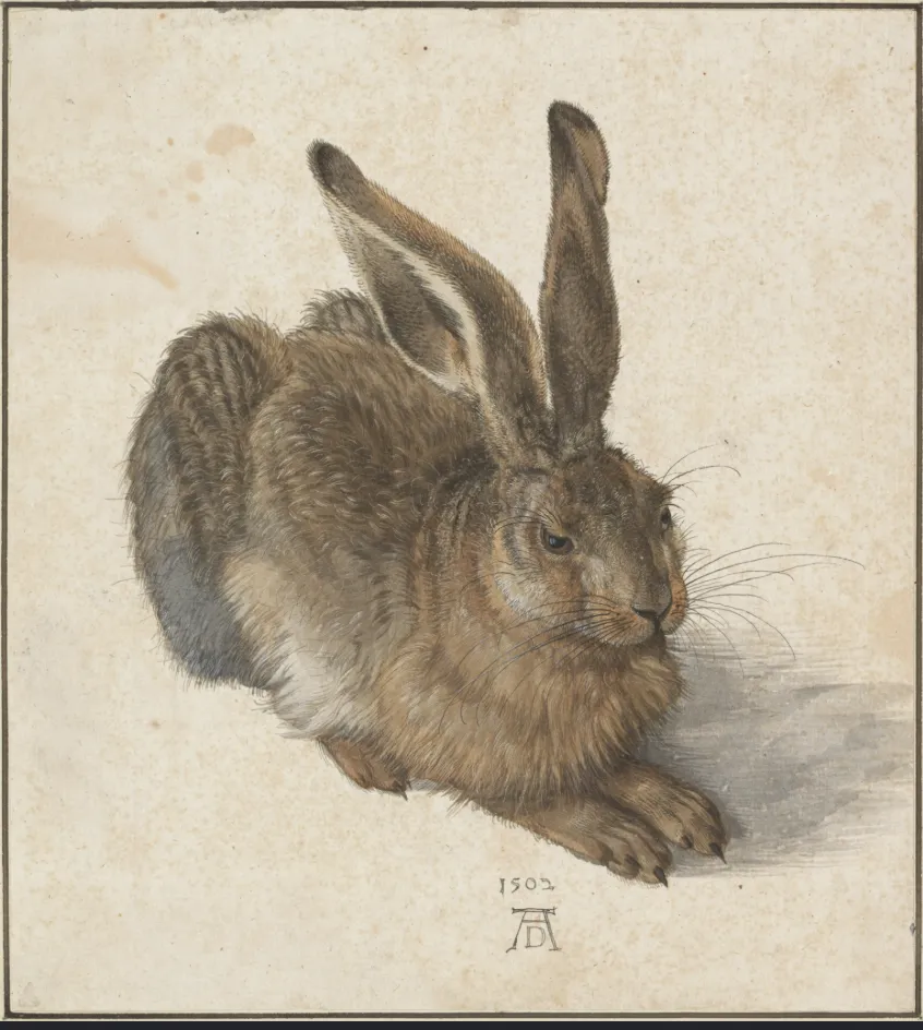 Albrecht Durer's Young Hare painting as the emblem of the Renaissance digital atelier vision