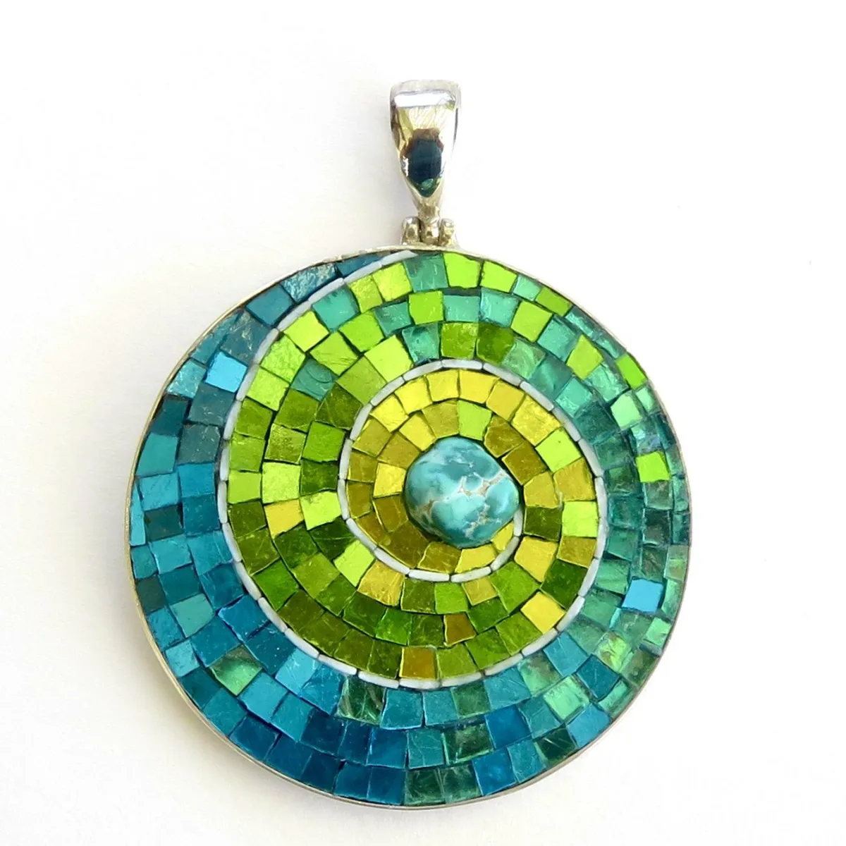 Completed mosaic artwork