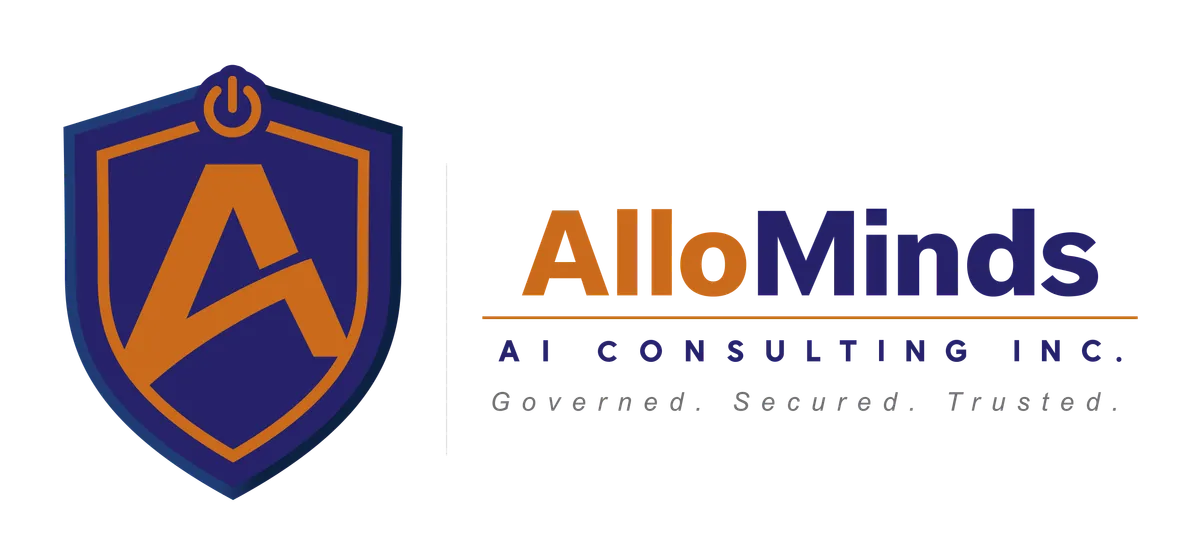 Allominds official logo lockup