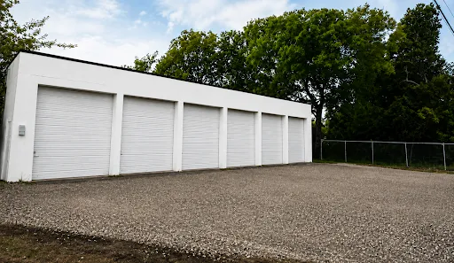 Texas City Boat & RV Storage enclosed bays (exterior view) in Texas City, TX