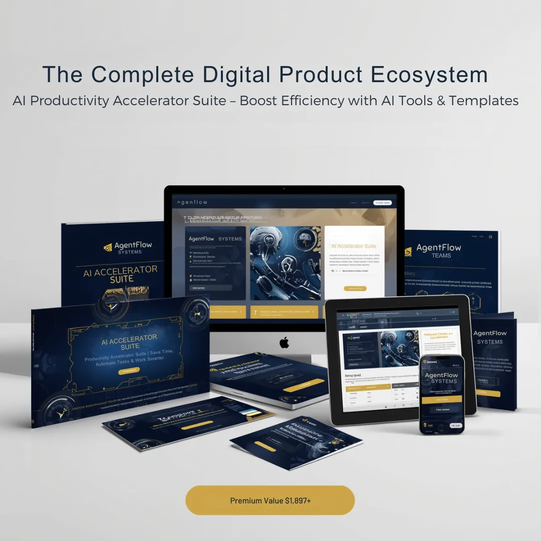 AI Productivity Accelerator Bundle | Complete AI Productivity System