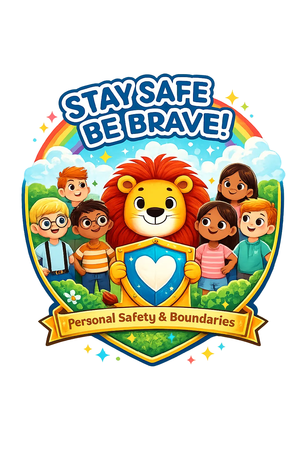 Boundary Coach shield emblem with lion motif