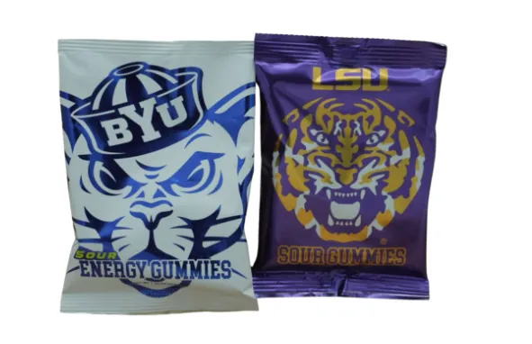 Snack pouches packaging example