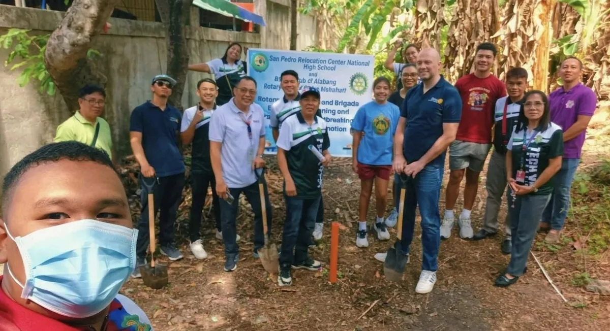 Local community impact projects supported by Rotary Club of Alabang