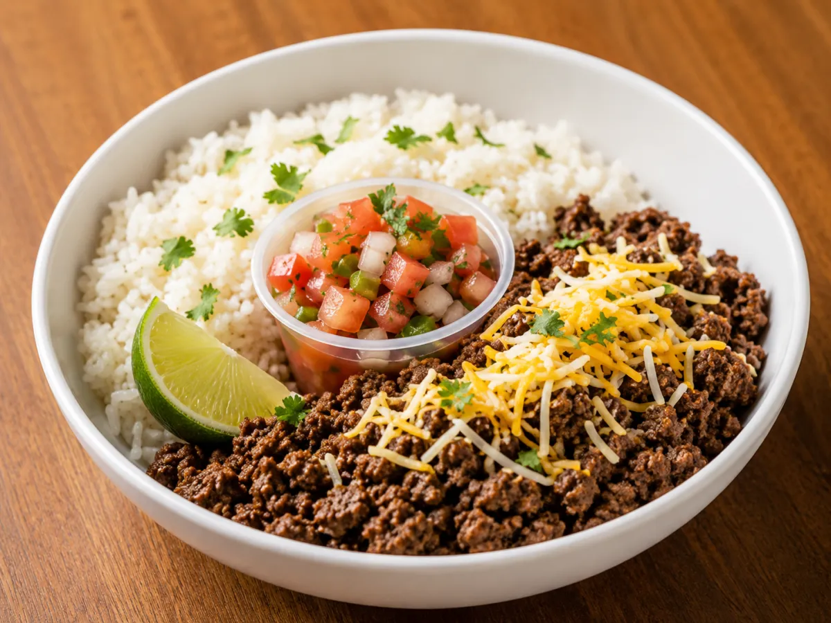 Beef Taco Fiesta Bowl