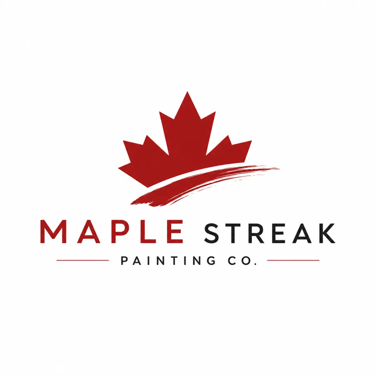 Maple Streak Painting Logo