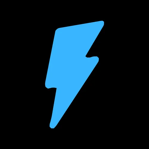 Folio Systems logo (light-blue lightning bolt)