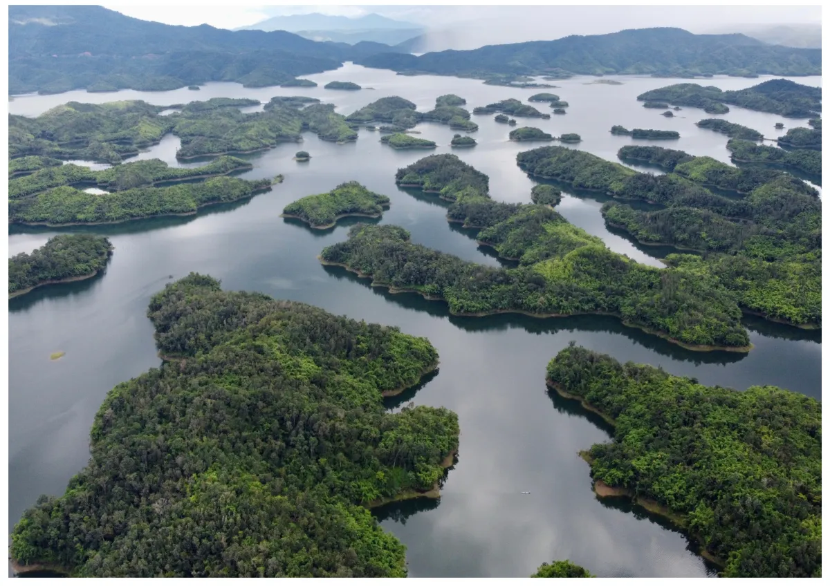 Ta Đùng lake and land