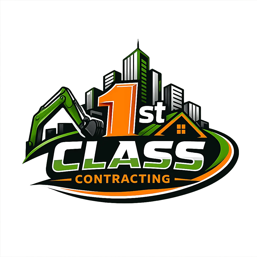 1st Class Contracting Logo — Home