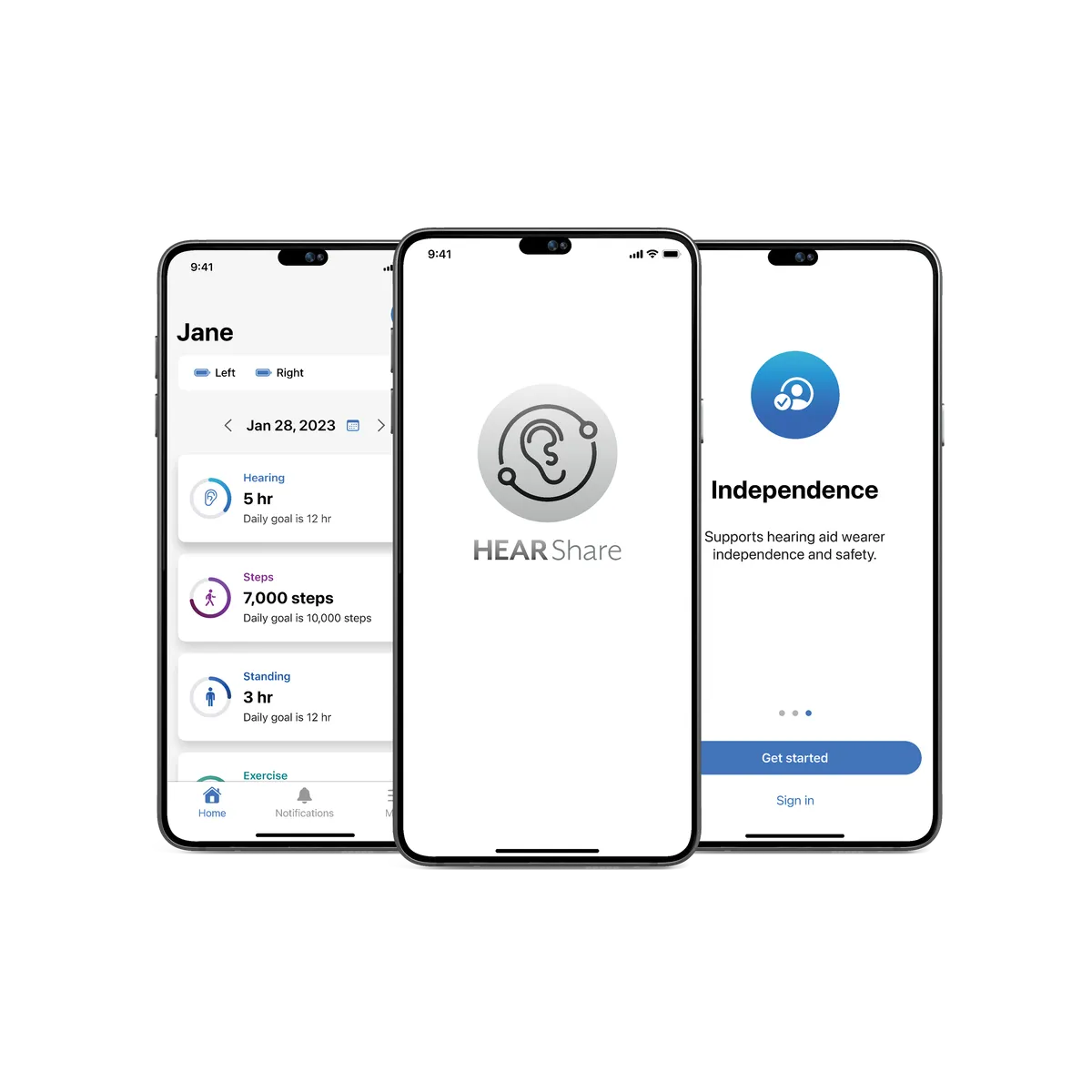 Hear Share caregiver and family connectivity app