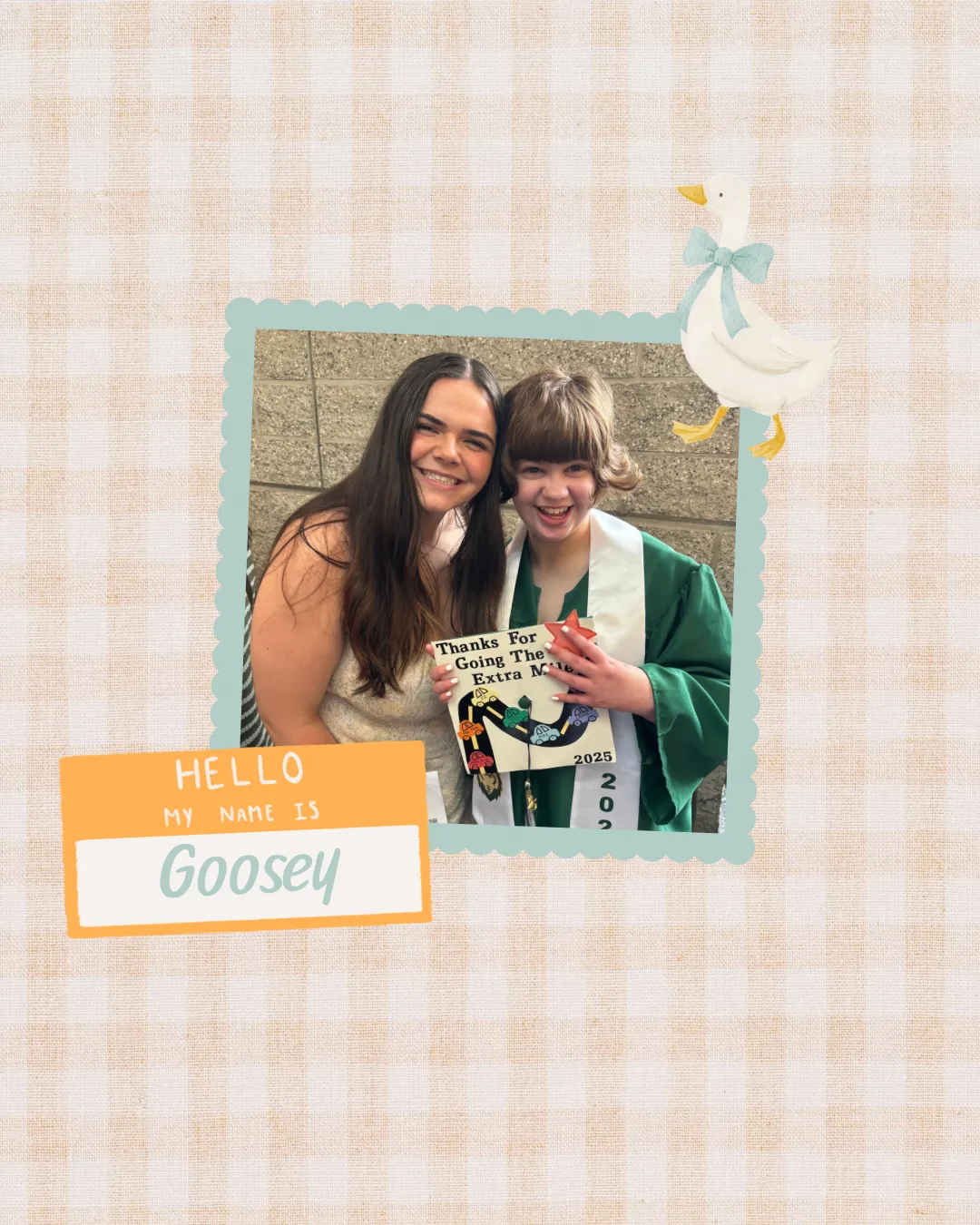 Lucy (“Lucy Goosey”), the inspiration behind The Growing Goose