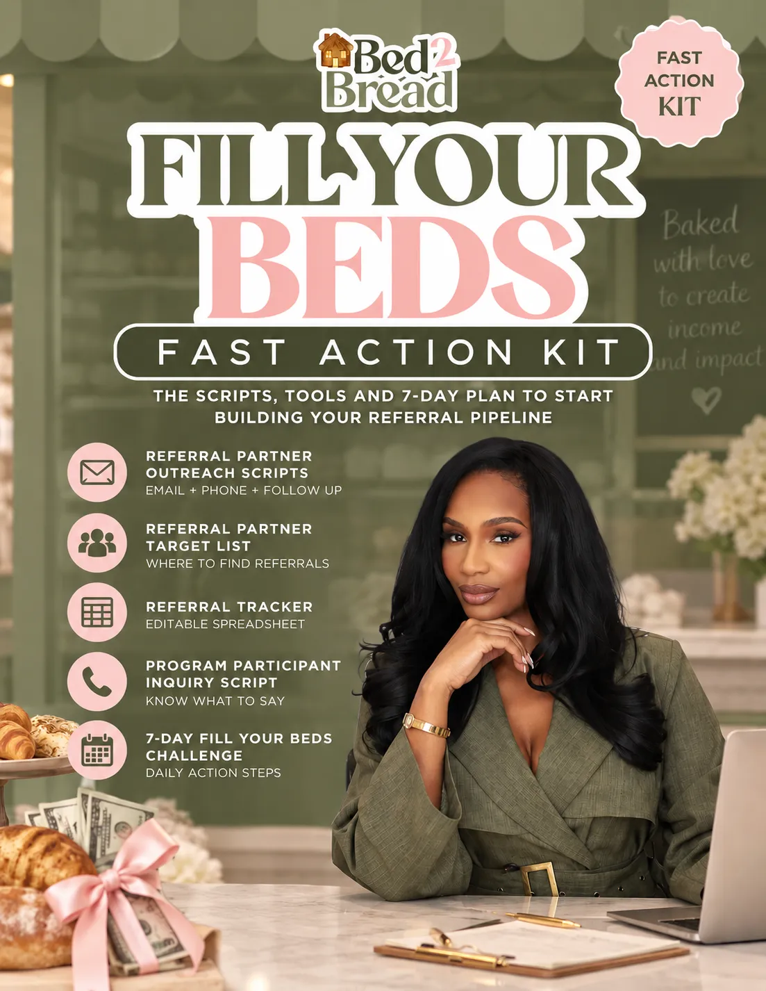Bed2Bread Fast Action Kit Digital Mockup