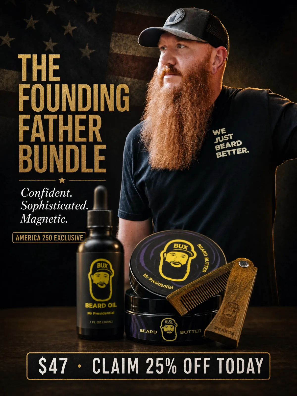 The Founding Father Bundle - Mr Presidential Oil, Butter and Comb