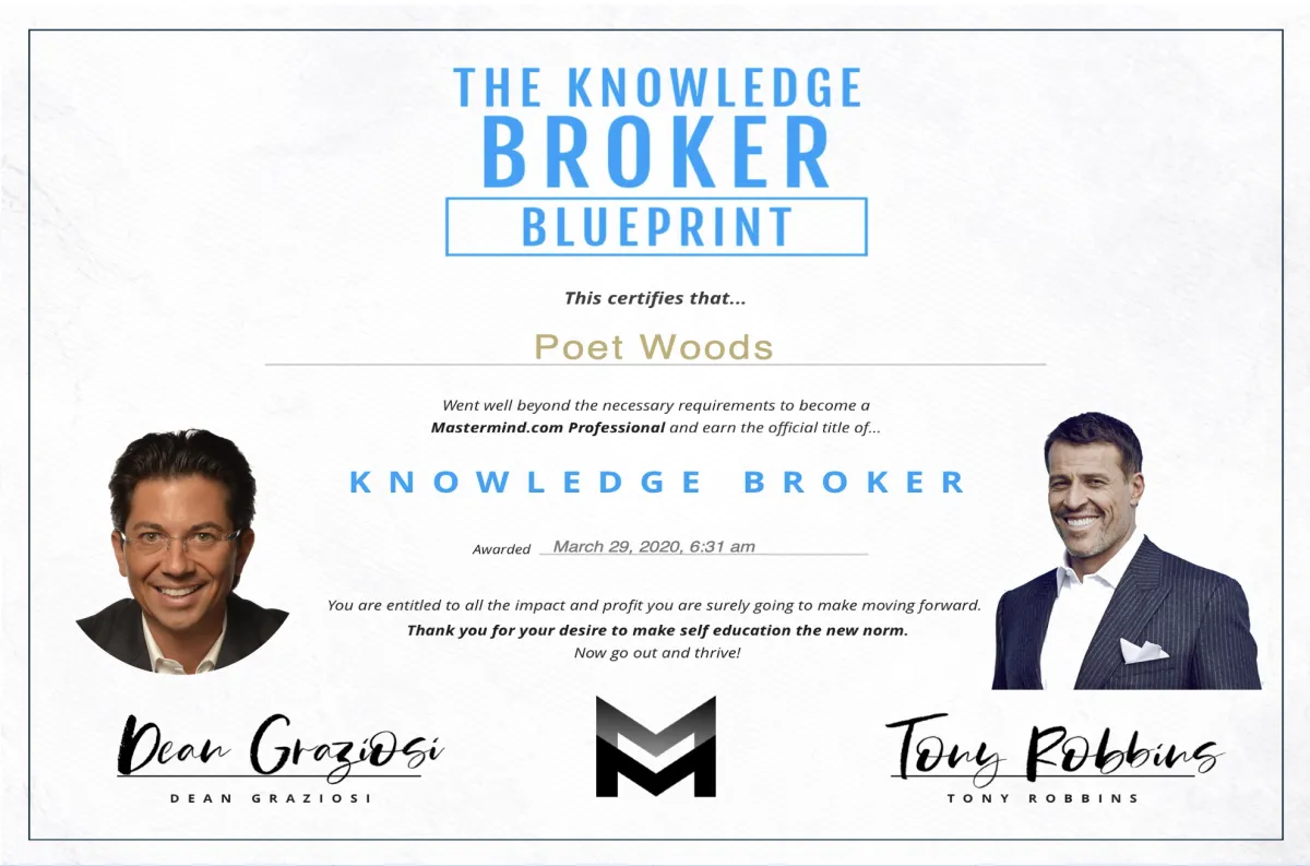 Knowledge Broker Certificate