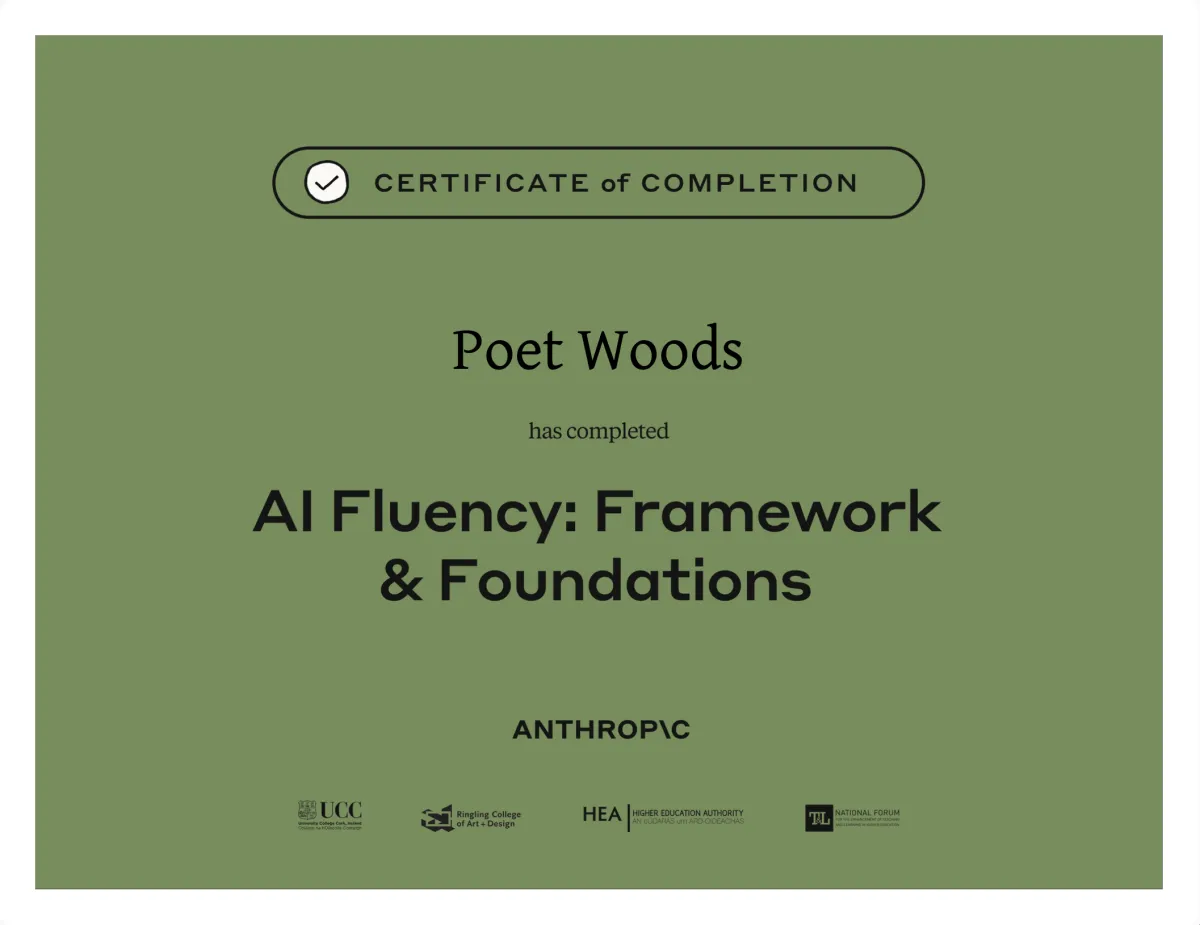 AI Fluency: Framework & Foundations Certificate