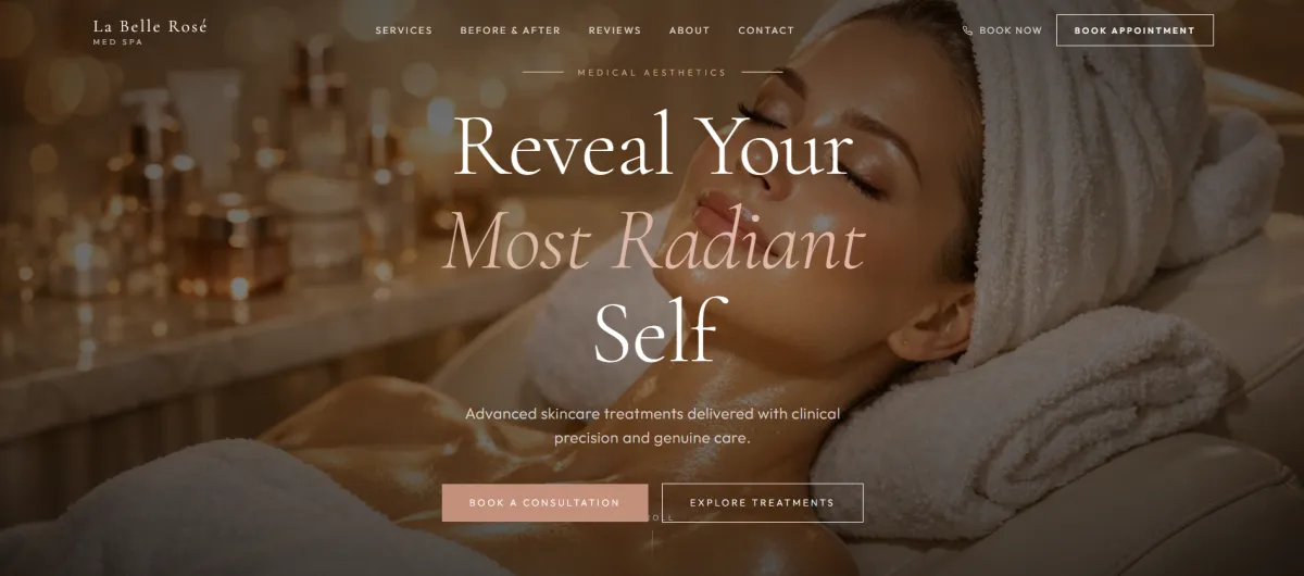 Premium surgical practice website experience delivered end-to-end by TK Med Growth.