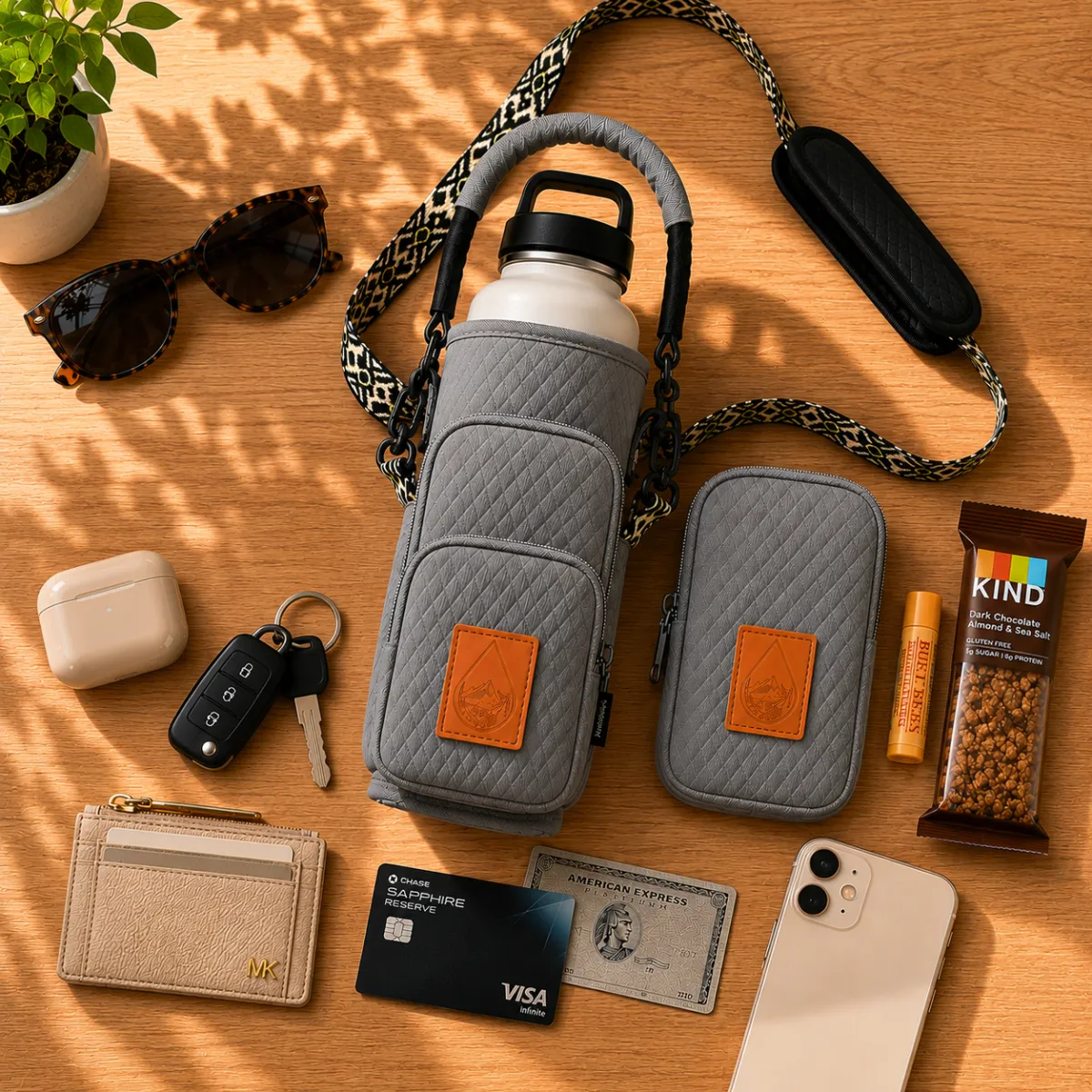 TRAVOLA Water Bottle Crossbody Carrier