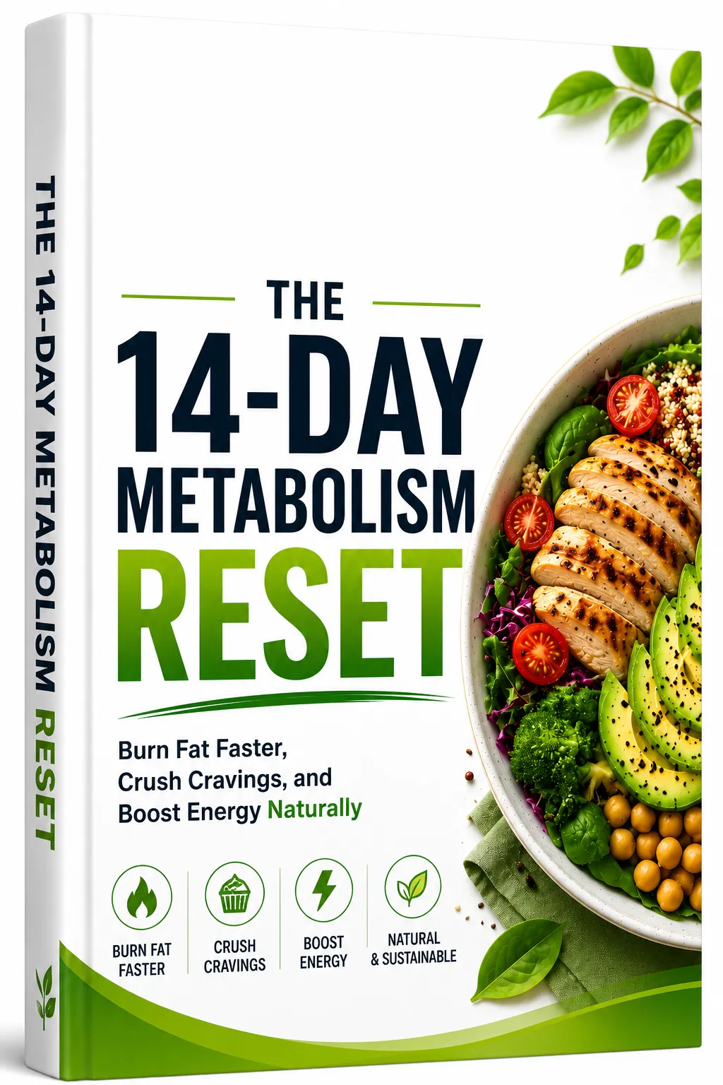 The 14-Day Metabolism Reset ebook cover mockup