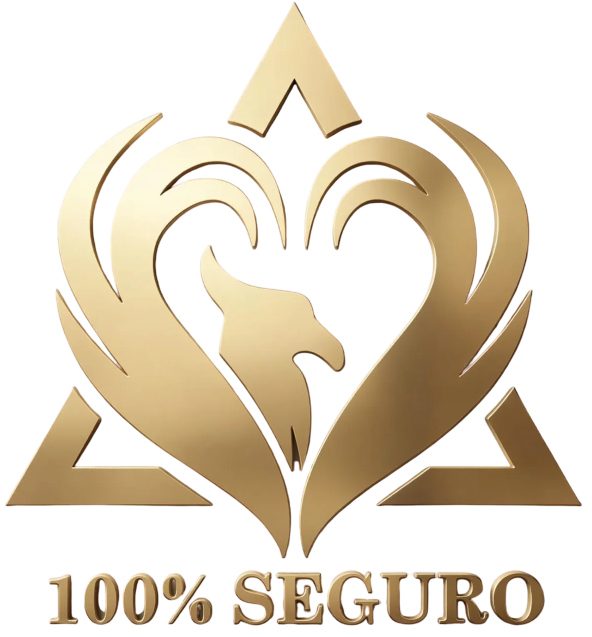 Logo dorado 100% Seguro