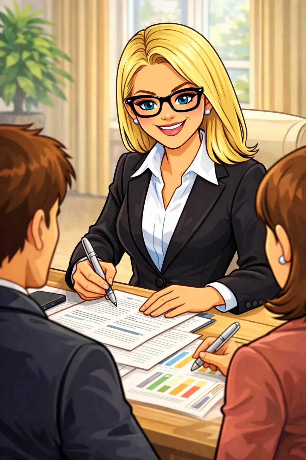 Happy homeowner client