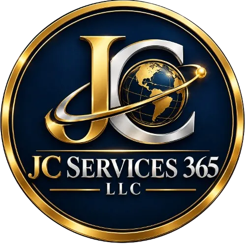 JC GLOBAL SERVICES 365 Logo
