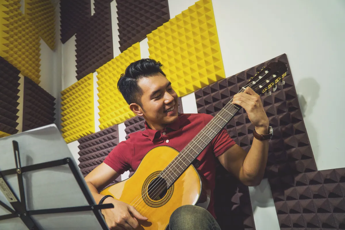 Guitar student photo