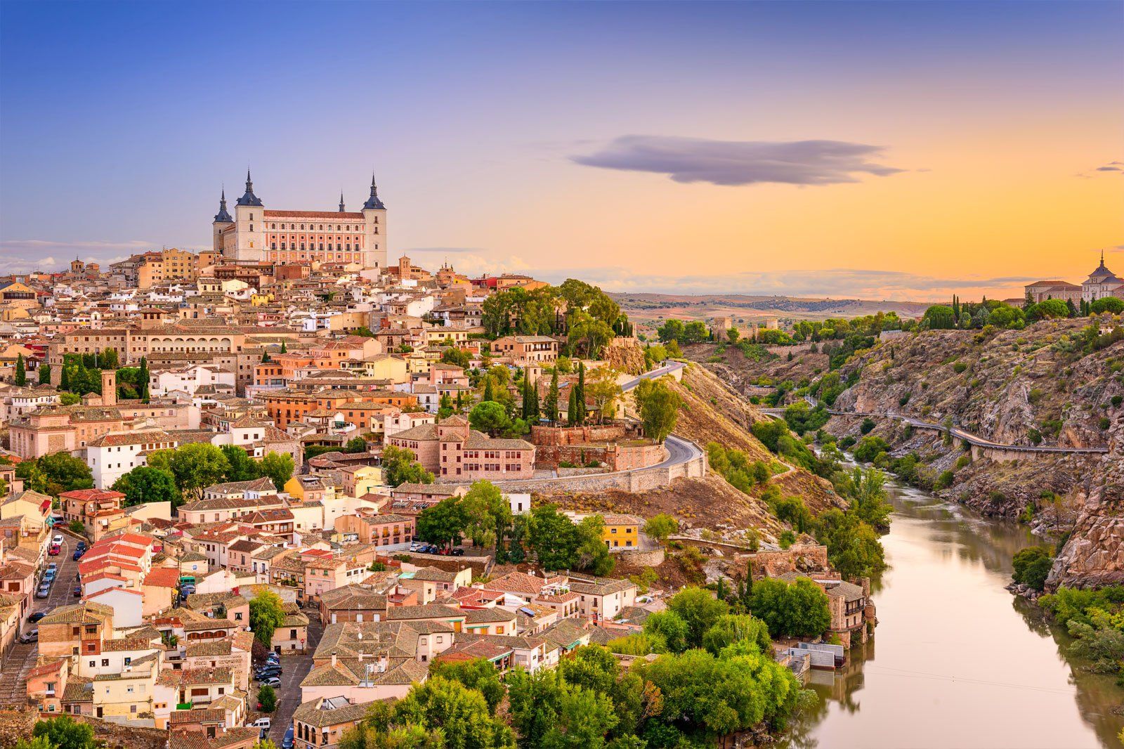 Vista monumental de Toledo con el Alcázar